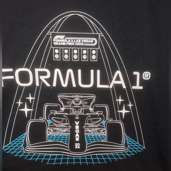 🏎️ NWOT! Formula 1 Unisex Las Vegas Grand Prix Tshirt - Picture 7 of 9